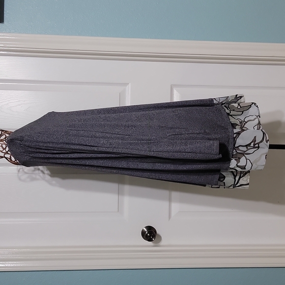 Logo by Lori Goldstein Gray Long Sleeve Tunic with Ruffle Hem Women's Size 3X - Picture 3 of 10